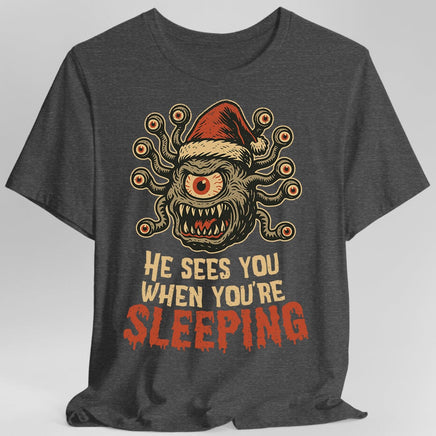 D&D Christmas Beholder T-Shirt-GoblinSmith