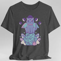 D&D Cute Cat D20 T-shirt-GoblinSmith