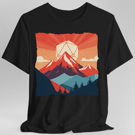 D&D D20 Japanese Landscape T-shirt-GoblinSmith