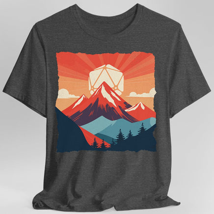 D&D D20 Japanese Landscape T-shirt-GoblinSmith