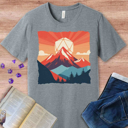 D&D D20 Japanese Landscape T-shirt-GoblinSmith