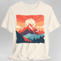 D&D D20 Japanese Landscape T-shirt-GoblinSmith
