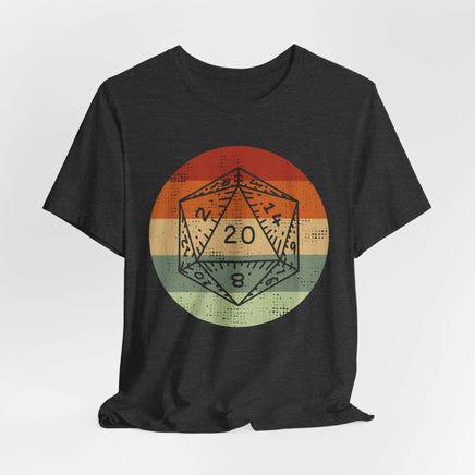 D&D D20 Shirt | Retro Sunset-GoblinSmith