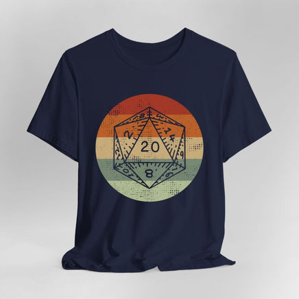 D&D D20 Shirt | Retro Sunset-GoblinSmith