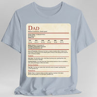 D&D Dad Shirt With Stat Block-GoblinSmith