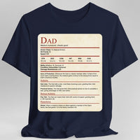 D&D Dad Shirt With Stat Block-GoblinSmith