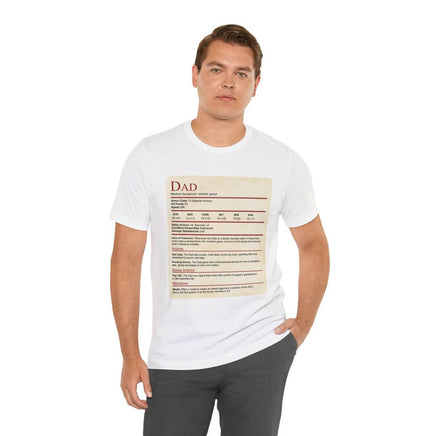 D&D Dad Shirt With Stat Block-GoblinSmith