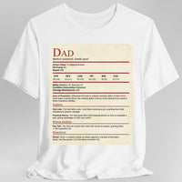 D&D Dad Shirt With Stat Block-GoblinSmith