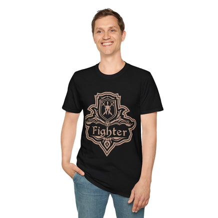 D&D Fighter Class Emblem T-Shirt-GoblinSmith
