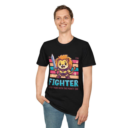 D&D Fighter Shirt - D&D Kawaii Class T-shirt-GoblinSmith
