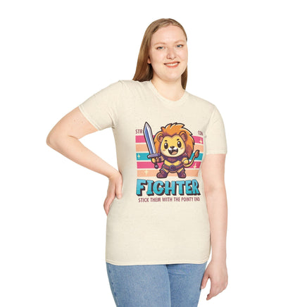 D&D Fighter Shirt - D&D Kawaii Class T-shirt-GoblinSmith