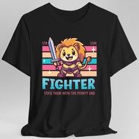 D&D Fighter Shirt - D&D Kawaii Class T-shirt-GoblinSmith