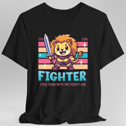 D&D Fighter Shirt - D&D Kawaii Class T-shirt-GoblinSmith