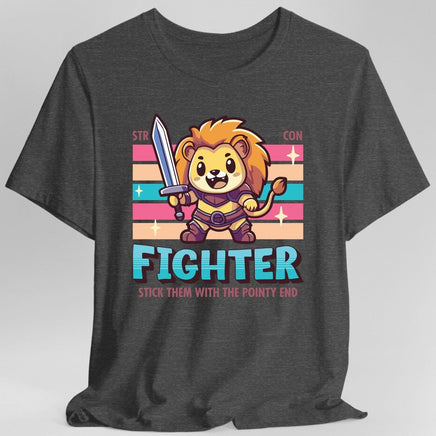 D&D Fighter Shirt - D&D Kawaii Class T-shirt-GoblinSmith