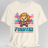 D&D Fighter Shirt - D&D Kawaii Class T-shirt-GoblinSmith