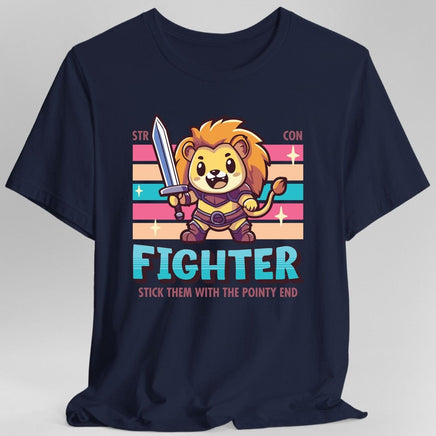 D&D Fighter Shirt - D&D Kawaii Class T-shirt-GoblinSmith