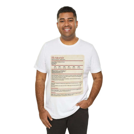 D&D Husband Stat Block T-Shirt-GoblinSmith