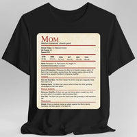 Mom DND Shirt - Funny Stat Block-GoblinSmith
