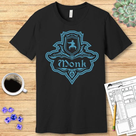 D&D Monk Class Emblem T-Shirt-GoblinSmith