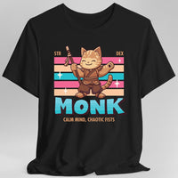 D&D Monk Shirt - D&D Kawaii Class T-shirt-GoblinSmith