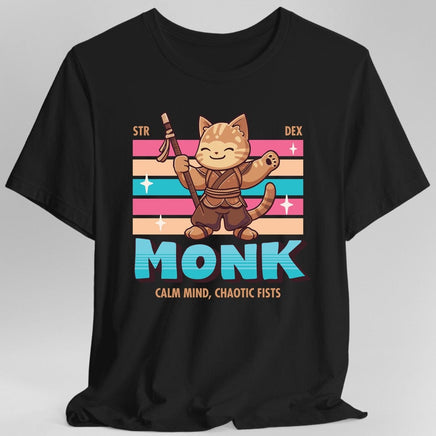 D&D Monk Shirt - D&D Kawaii Class T-shirt-GoblinSmith