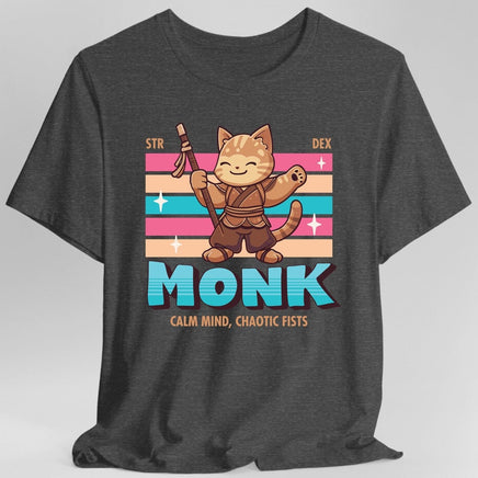 D&D Monk Shirt - D&D Kawaii Class T-shirt-GoblinSmith