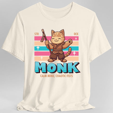 D&D Monk Shirt - D&D Kawaii Class T-shirt-GoblinSmith