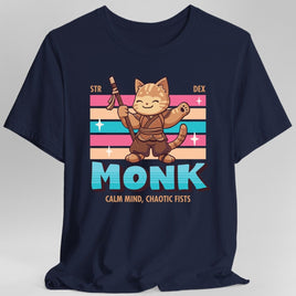 D&D Monk Shirt - D&D Kawaii Class T-shirt-GoblinSmith
