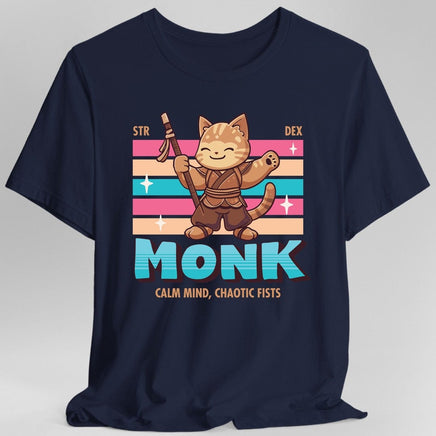 D&D Monk Shirt - D&D Kawaii Class T-shirt-GoblinSmith