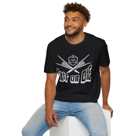 D&D Shirt - Crit or Die-GoblinSmith