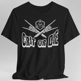 D&D Shirt - Crit or Die-GoblinSmith