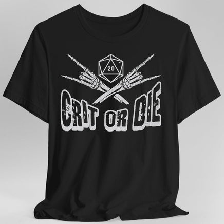D&D Shirt - Crit or Die-GoblinSmith