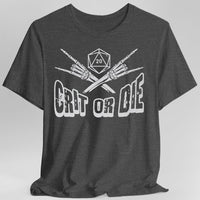 D&D Shirt - Crit or Die-GoblinSmith