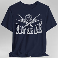 D&D Shirt - Crit or Die-GoblinSmith
