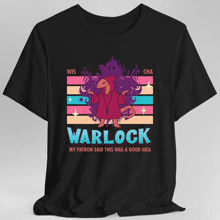 D&D Warlock Shirt - D&D Kawaii Class T-shirt-GoblinSmith