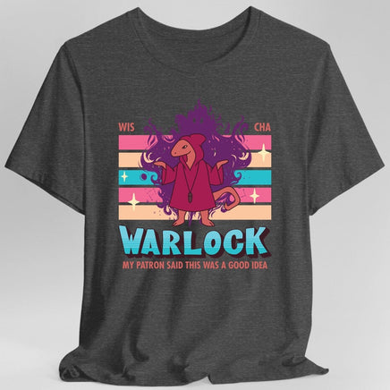 D&D Warlock Shirt - D&D Kawaii Class T-shirt-GoblinSmith