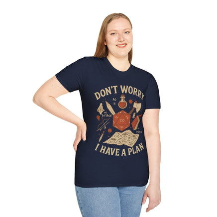 Don't Worry I have a Plan D&D T-Shirt-GoblinSmith