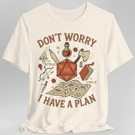 Don't Worry I have a Plan D&D T-Shirt-GoblinSmith