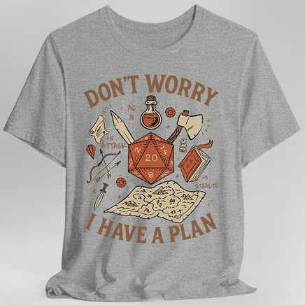 Don't Worry I have a Plan D&D T-Shirt-GoblinSmith