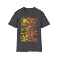 Dragon Vintage Medieval Art Gradient T-Shirt-GoblinSmith