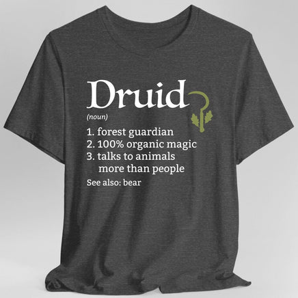 Druid Class Definition D&D T-Shirt-GoblinSmith