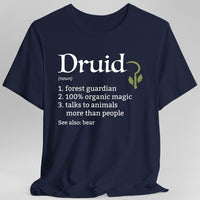 Druid Class Definition D&D T-Shirt-GoblinSmith