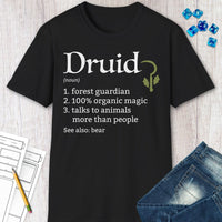 Druid Class Definition D&D T-Shirt-GoblinSmith