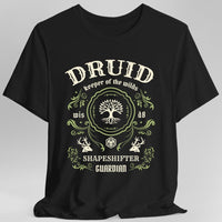 Druid Class Vintage Label T-Shirt-GoblinSmith