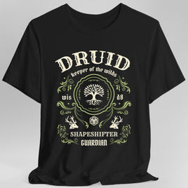 Druid Class Vintage Label T-Shirt-GoblinSmith