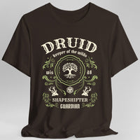 Druid Class Vintage Label T-Shirt-GoblinSmith