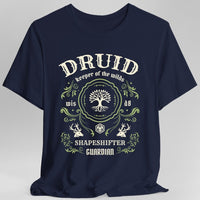 Druid Class Vintage Label T-Shirt-GoblinSmith