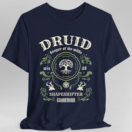Druid Class Vintage Label T-Shirt-GoblinSmith
