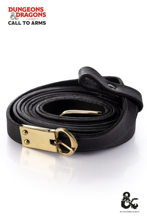 Dungeons & Dragons Double Leather Belt Black-GoblinSmith