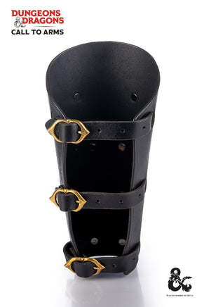 Dungeons & Dragons Fighter Leather Bracers Black-GoblinSmith